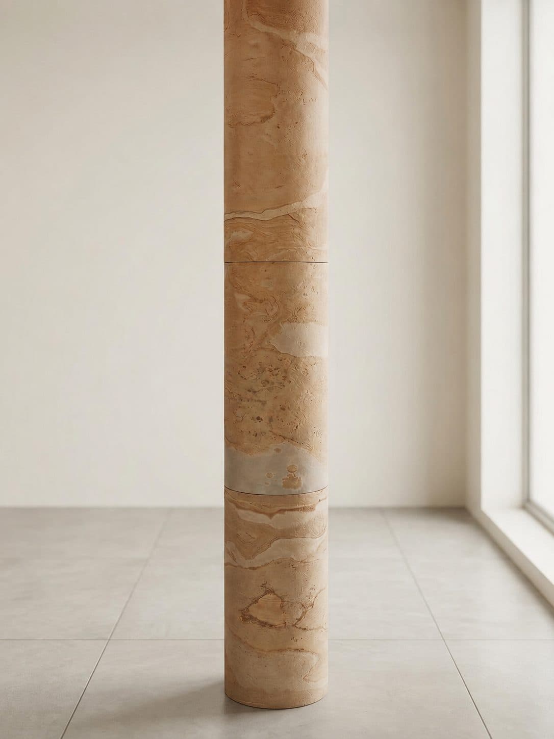 Columna en pasillo